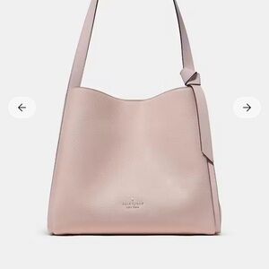 Kate Spade knott larger Blush Pink leather Shoulder Bag